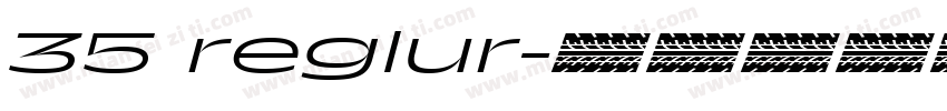 35 reglur字体转换